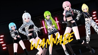 【MMD】ITZY - WANNABE (full version)【Vocaloids Dance Cover】(Camera DL)[4K]
