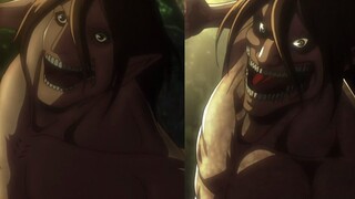 [BD revised comparison] Attack on Titan VS Titaness (Season 1)