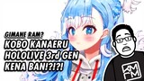 Kobo Kanaeru Hololive 3rd Gen Kena Ban!?!