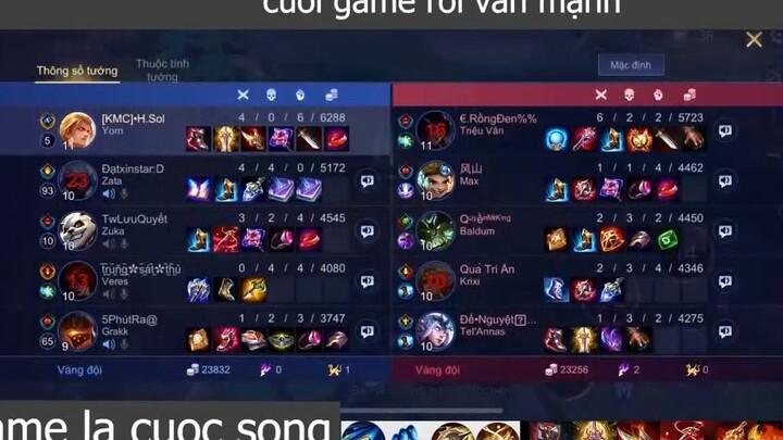 cuối game rồi vẫn mạnh p4 #gamelacuocsong