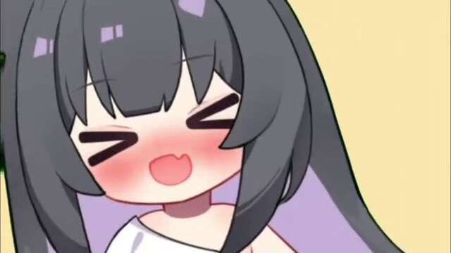 Ah~ Kepala kucingnya terekspos [Artis Emoji]