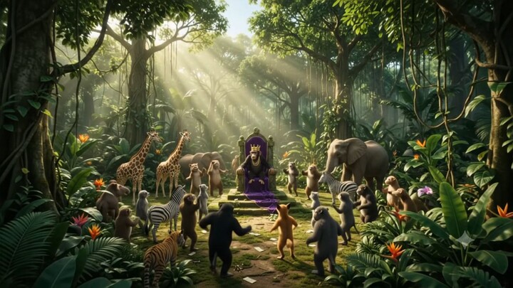 jungle cartoon love #bilibili#vidoes#viral # technology # love jungle #adventure