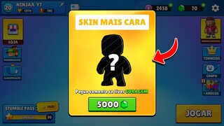 A SKIN QUE CUSTA 5000 GEMAS NO STUMBLE GUYS...