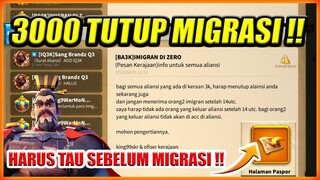 SEBELUM MIGRASI MUSIM 2WAJIB TAU INI !! INFO IMIGRAN KD 3000 DAN STATUSNYA !!