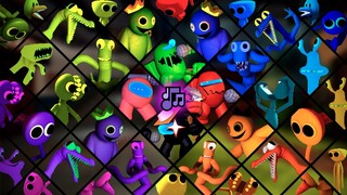 FNF Impostor sing 🎶 Friends To Your End VS Rainbow Friends ALL Colors Friday Night Funkin Mod Roblox