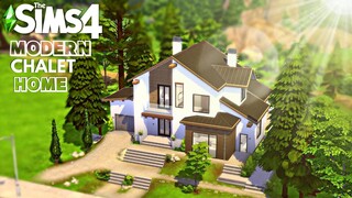 MODERN CHALET HOME | The Sims 4 | Speed Build