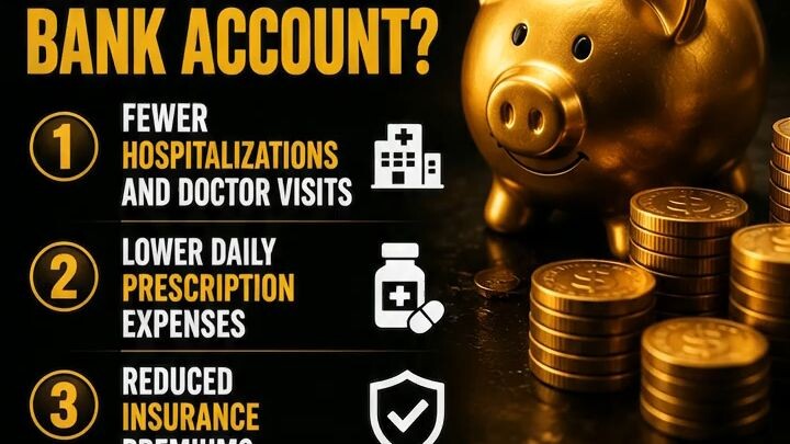 How much is staying healthy saving your bank account? #healthiswealth