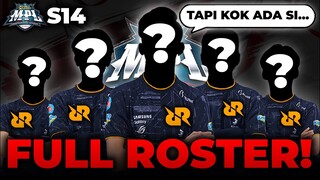 PENGUMUMAN FULL ROSTER RRQ MPL S14, TAPI KOK...😱👑🔥