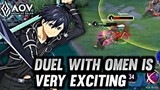 Allain/Kirito Duel with omens is very exciting - Arena of valor | RoV | LiênQuânMobile |