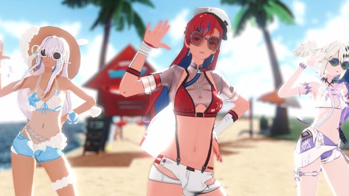 [Zhanshuang/MMD] ขอทาครีมกันแดดหน่อยสิ 🤤! - - -