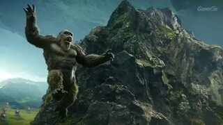 King Kong chased by a pack scene 4K Full Scene 2024