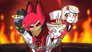 Alastor and Lucifer are CHAINED TOGETHER ONCE AGAIN with Adam and Charlie in Hazbin Hotel