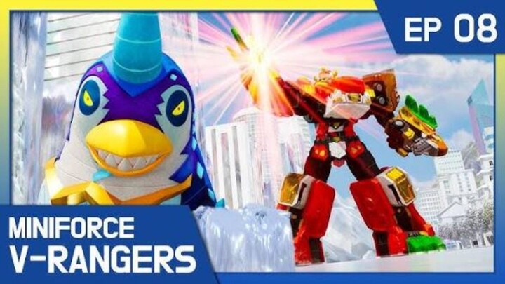 ❇️ [English dub.] [MiniForce V-Rangers] ❇️ EP08 – Let’s Go Trinoh V! ❇️