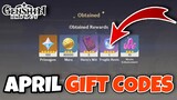 NEW & Working Gift CODES | Genshin Impact April 2021