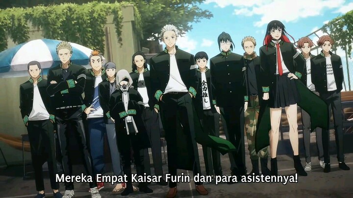 EMPAT KAISAR FURIN DAN PARA ASISTENYA😎🔥|WIND BREAKER EPS 12