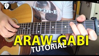 Araw-Gabi (Regine Velasquez) Fingerstyle Guitar Tutorial | Edwin-E