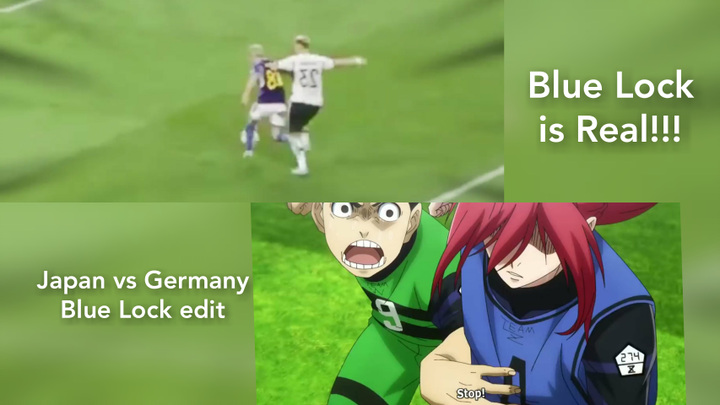 Blue Lock is Real!!! Japan vs Germany Blue Lock edit