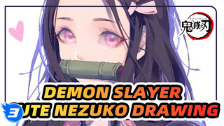 Cute Nezuko's Here | Drawing Process | Demon Slayer_3