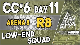 CC#6 Day 11 - Arena 8 Risk 8 | Low End Squad |【Arknights】
