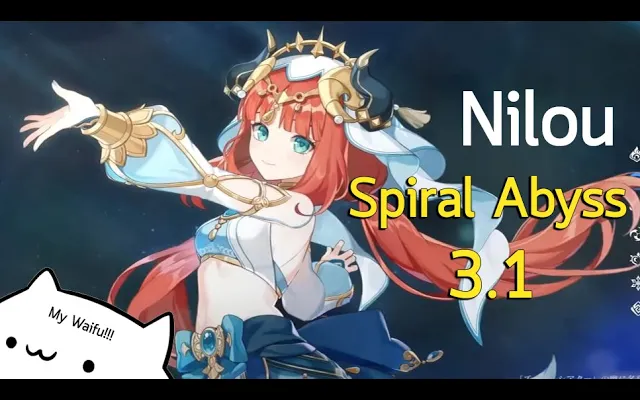 ตู้โชว์ Nilou C1R1 Spiral Abyss 31 ชั้น 12 Genshin Impact