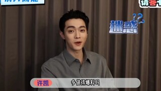 原来许凯采访那么搞笑，还特别真诚有内容!