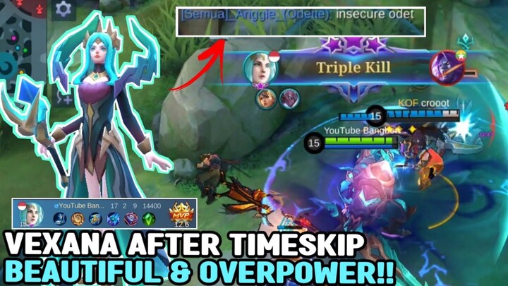 VEXANA AFTER TIME SKIP!! VEXANA REVAMPED GAMEPLAY MOBILE LEGENDS
