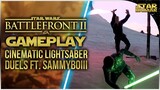 Cinematic Lightsaber Duels No HUD featuring SammyBoiii | Battlefront 2 Gameplay