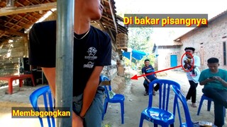 Pisang yang membagongkan || prank hipnotis jowo penganten baru lucu