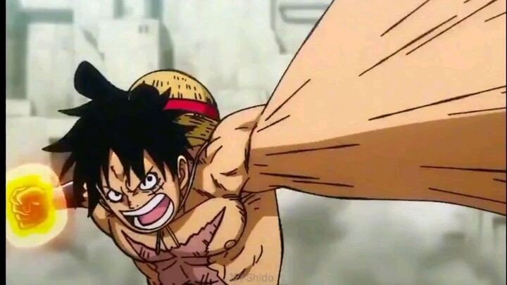 Luffy Badass Gatling!!