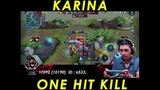 KARINA ONE HIT KILL | Gemini Halo | Mobile Legends
