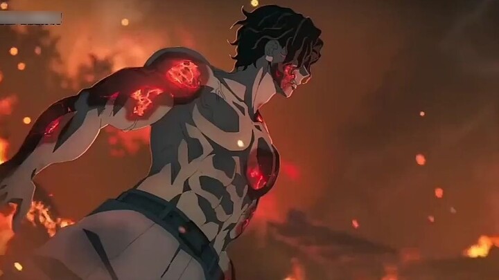 Muzan: I came here and did nothing but got blown up to the point where I was left with only my pants