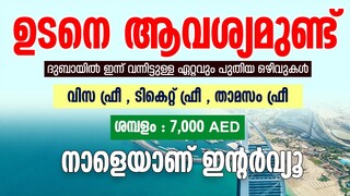 GULF JOB MALAYALAM 2022 | UAE JOB | DUBAI WALK IN INTERVIEW | JOB24S  | DUBAI LATEST JOB VECANCY