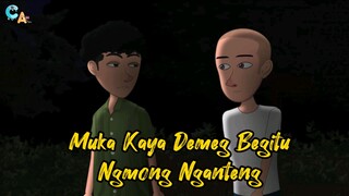 Muka Demeg-Animasi Lucu-Anak Kampung