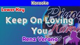 Keep On Loving You by Renz Verano (Karaoke : Lower Key)