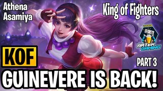 KOF GUINEVERE (Athena Asamiya) GAMEPLAY PART 3! KING OF FIGHTERS -KOF- SKINS ARE BACK! MLBB