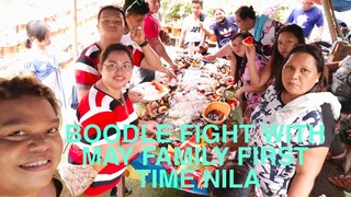 BOODLE FYT WITH MY FAMILY FIRST TIME NILA HAHA