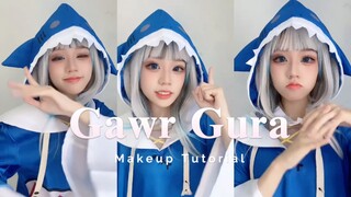 Gawr Gura Makeup Tutorial by iel