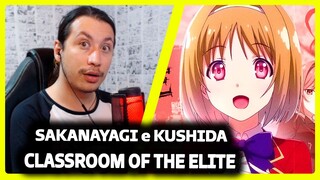 [REPOST] CLASSROOM OF THE ELITE | Sakayanagi - LEXCLASH e Kushida - FELÍCIA ROCK | REACT DO MORENO