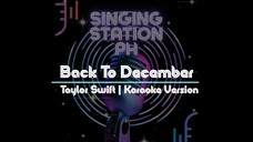 Back to December by Taylor Swift