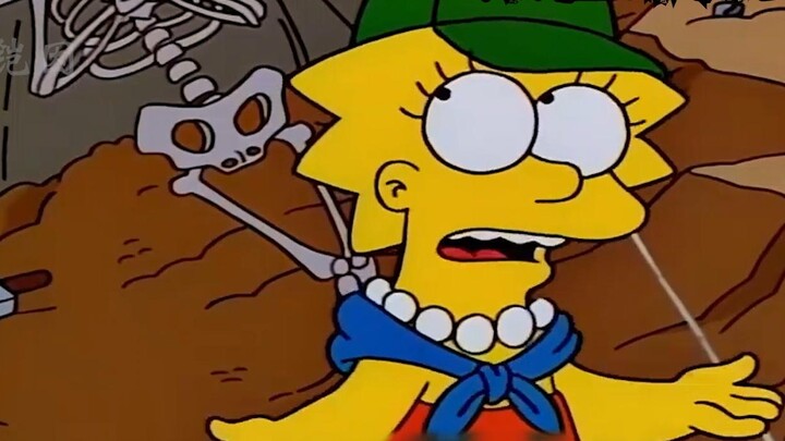 The Simpsons, Lisa digs up an angel fossil, predicting the end of the world