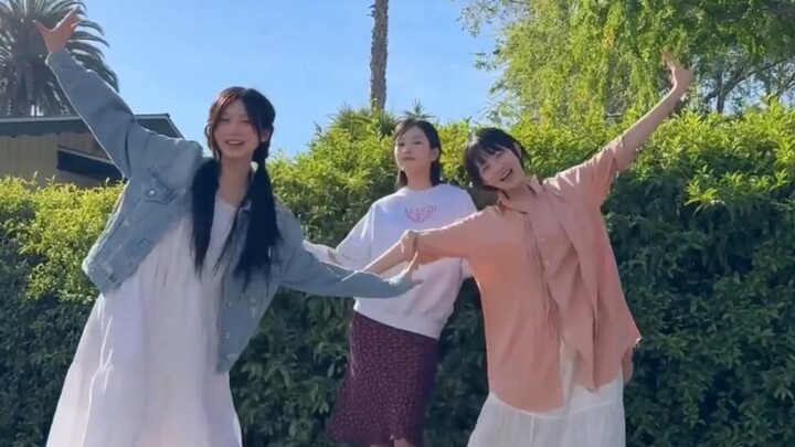 Sinar Matahari California! An Yujin Love on Bob 🍚🤍 tantangan bersama Naoi Rei dan Kim Chungha | Pemb
