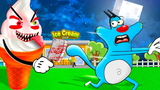 Roblox Oggy Escape The Evil Ice Cream Shop กับแจ็ค Rock Indian Gamer