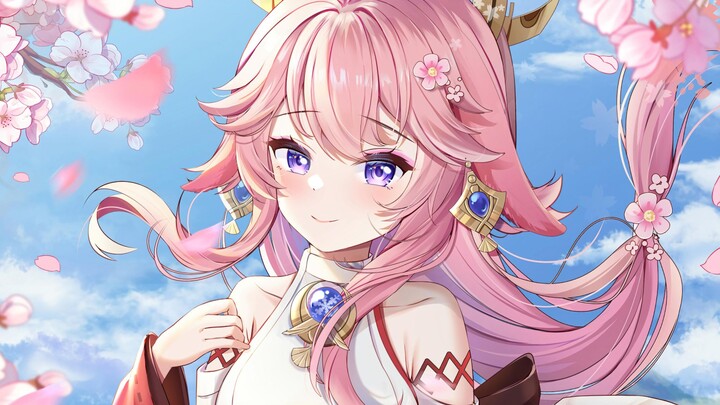 [ Genshin Impact / Yae Kamiko ] Let me touch the little fox's tail!