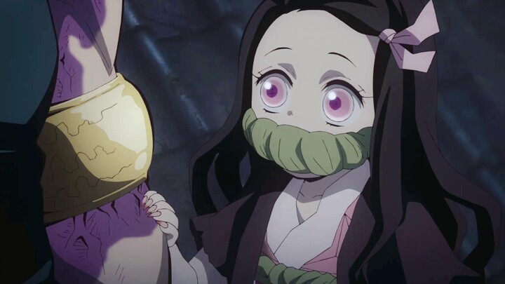 [Demon Slayer Yukuo Arc] A must-see for tough guys! Nezuko in episode 11 is so cute!