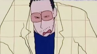 The headmaster is really busy. He is the first one to come up.