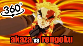 INCREIBLE🔥 RENGOKU VS AKAZA en REALIDAD VIRTUAL (PARTE 2)😎Rengoku's Death demon slayer vr (anime vr)