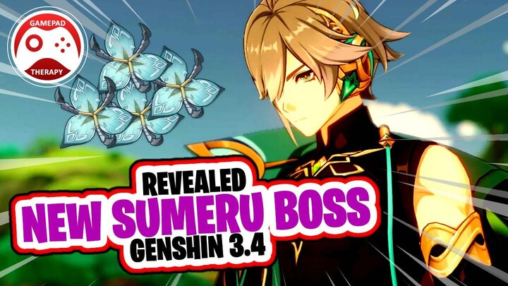 New Sumeru Boss for Alhaitham Ascension Revealed | Gamepad Therapy Genshin 3.4 ❌ Leaks