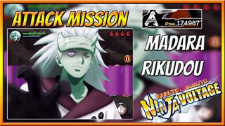 INJUSTIÇADO ?!! MADARA RIKUDOU TEAM ATTACK MISSION SHOWCASE GAMEPLAY - NARUTO X BORUTO  NV