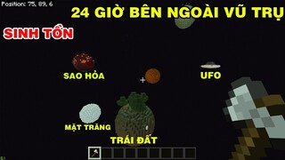 THỬ THÁCH SINH TỒN | NGOÀI VŨ TRỤ RỘNG LỚN SẼ NTN TRONG MINECRAFT PE