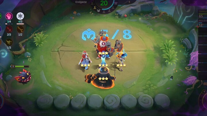 1 hit build in magic chess 3 stars 5 heroes